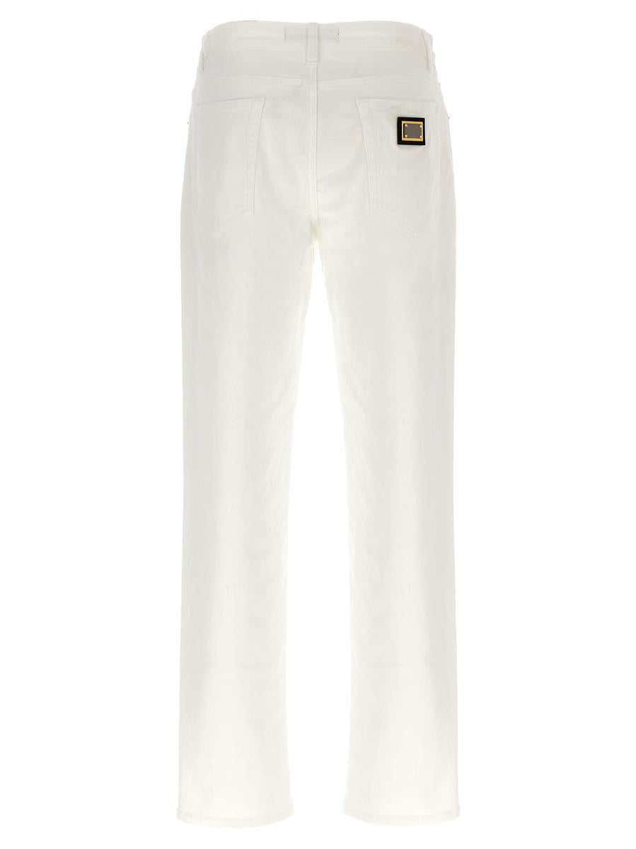 Dolce & Gabbana Jeans med logotypplakett