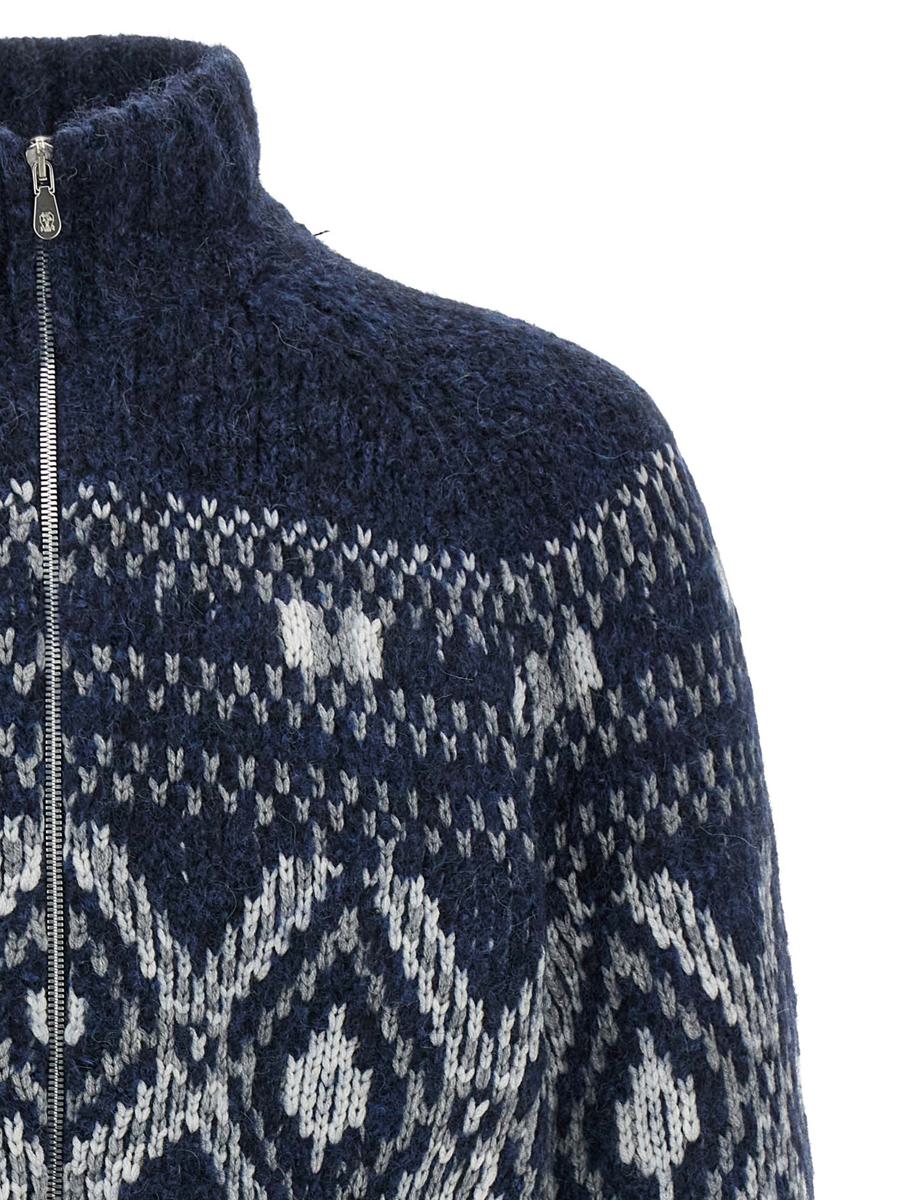 Brunello Cucinelli 'Geometrisk Jacquard' Kofta