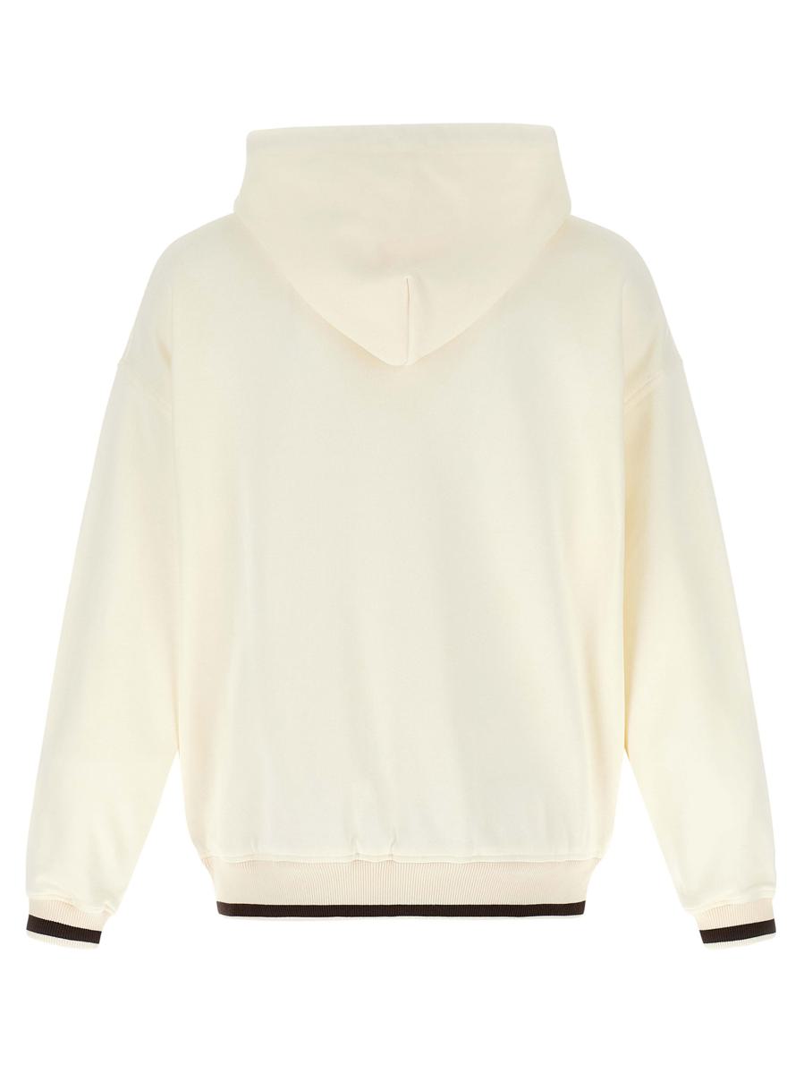 Dolce & Gabbana huvtröja med broderad logotyp