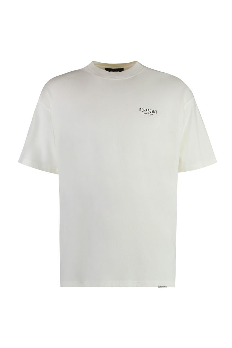 Represent bomulls-t-shirt med rund hals
