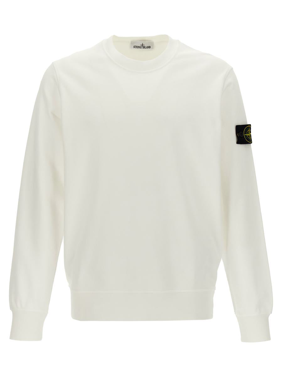 Stone Island-tröja med logotypmärke
