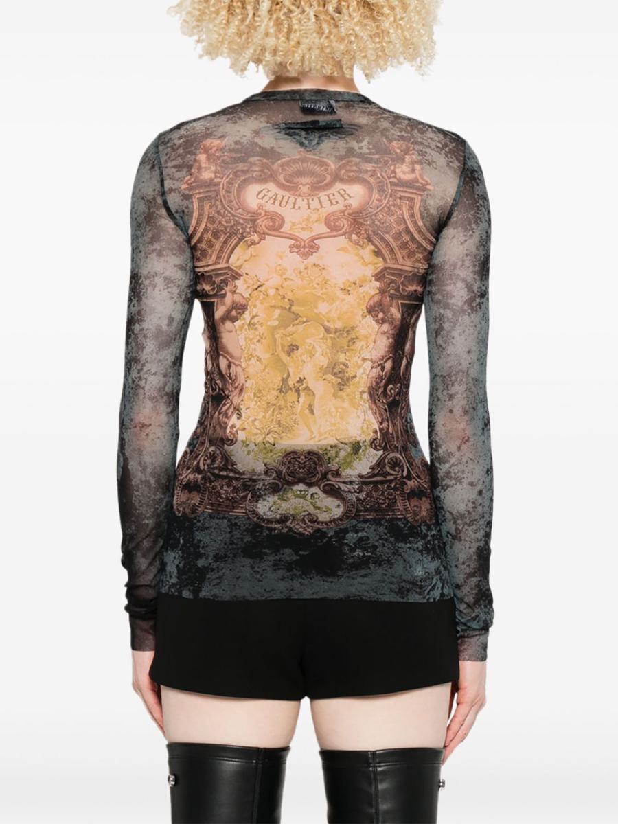 Jean Paul Gaultier The Khaki Médaillon Top