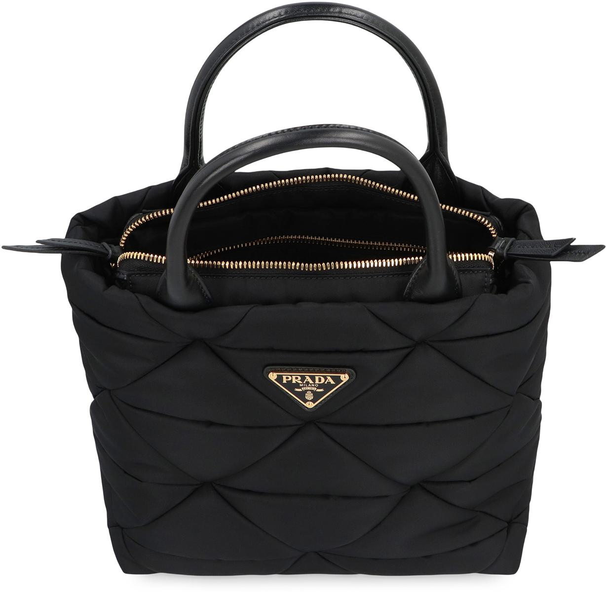Prada Liten Nylon Tote Bag