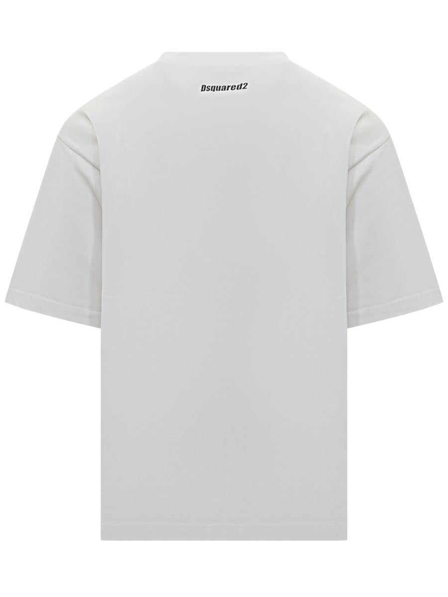 DSQUARED2 Vit Obsessed2 T-shirt från Dsquared2