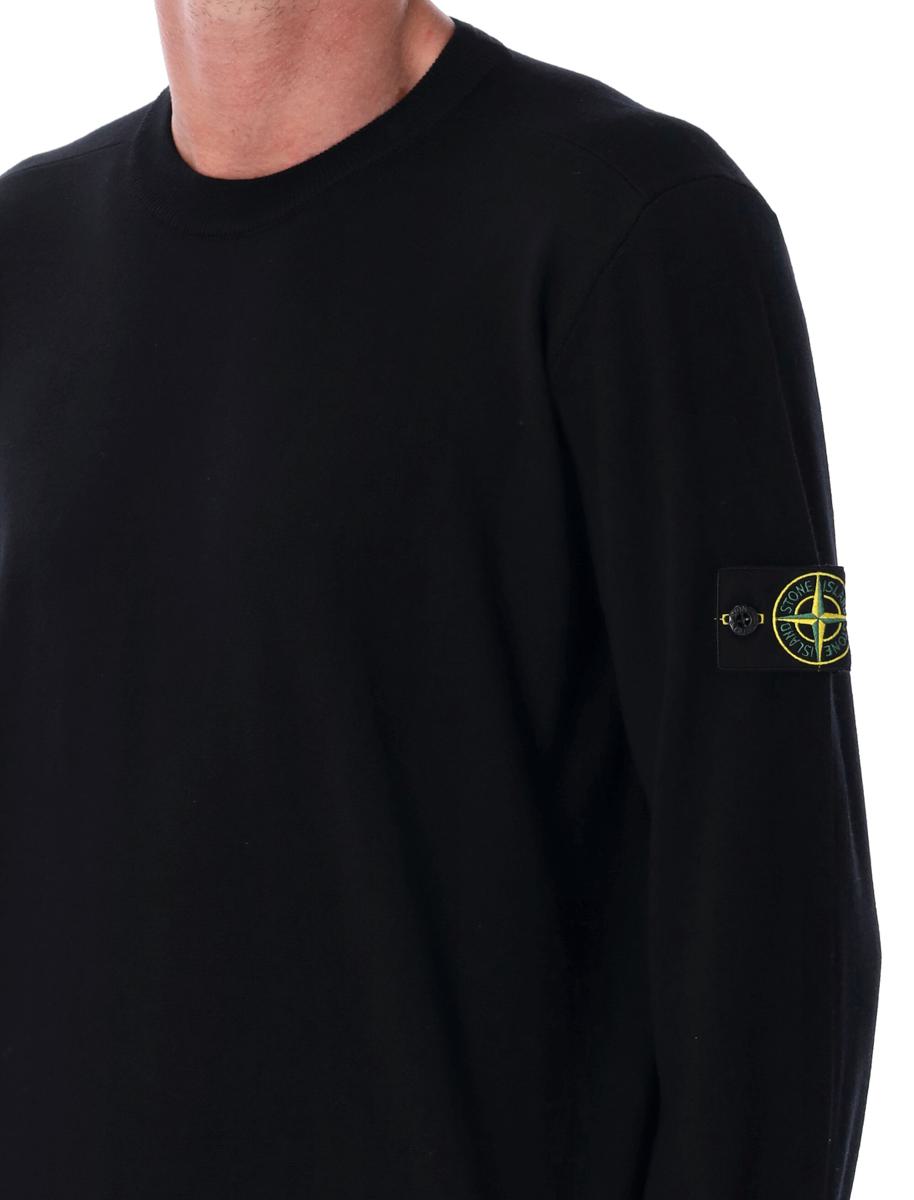 Stone Island ulltröja med rund halsringning