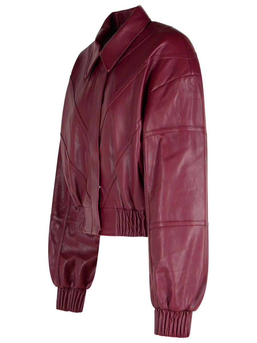 Rotate Birger Christensen Burgundy Polyester Bomberjacka