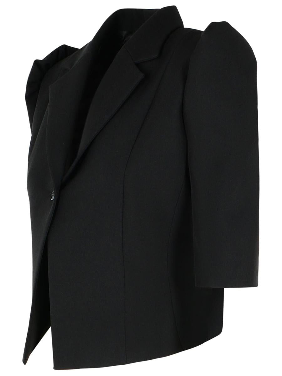Coperni svart jacka i återvunnen polyester