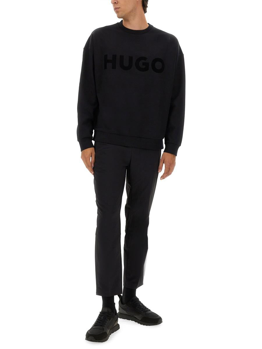 Hugo Boss överdimensionerad tröja med logotyp