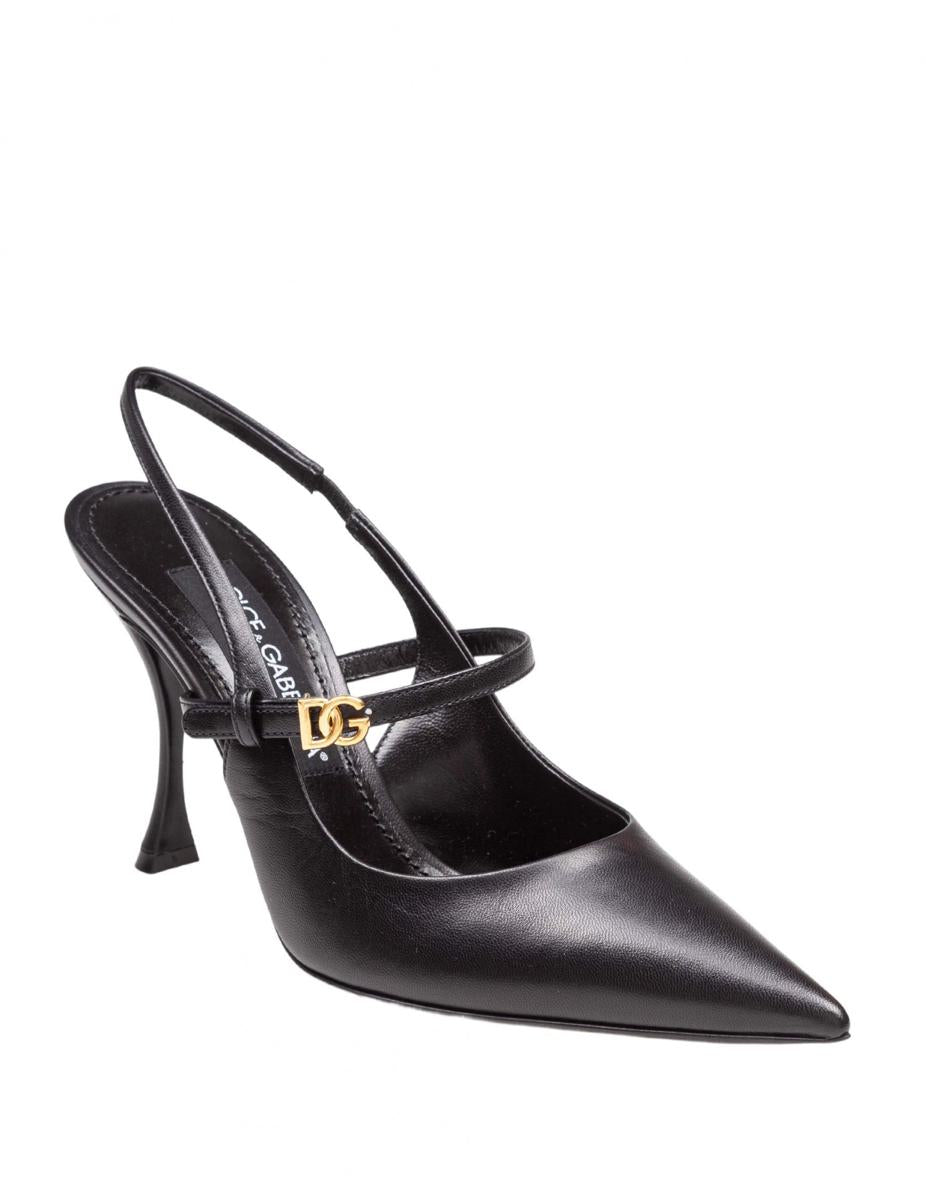 Dolce & Gabbana Slingbacks i nappaläder