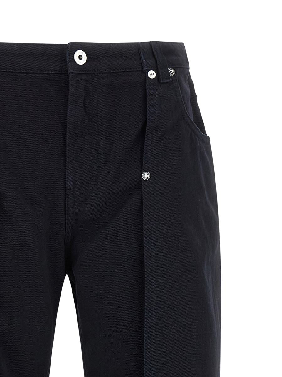 Jean Paul Gaultier 'Snäppknappsdenim'-jeans
