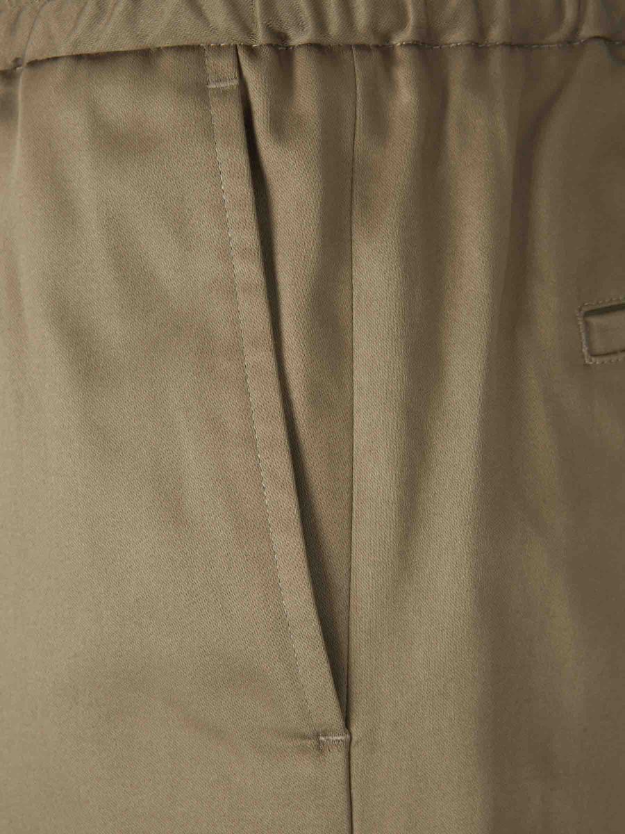 AMI Paris Bermudashorts i bomullssatin