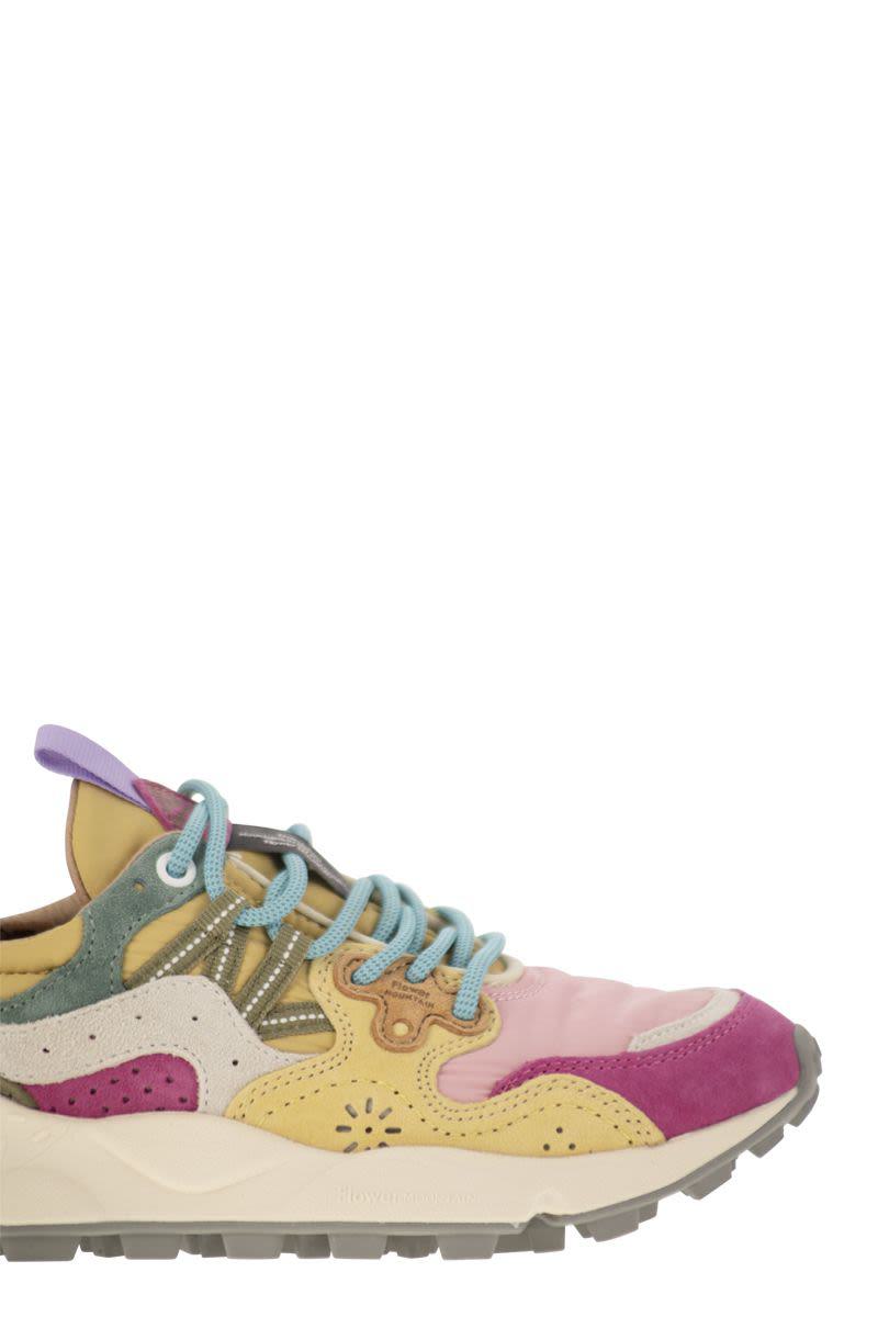 Flower Mountain Yamano 3 - Sneakers i mocka och tekniskt tyg