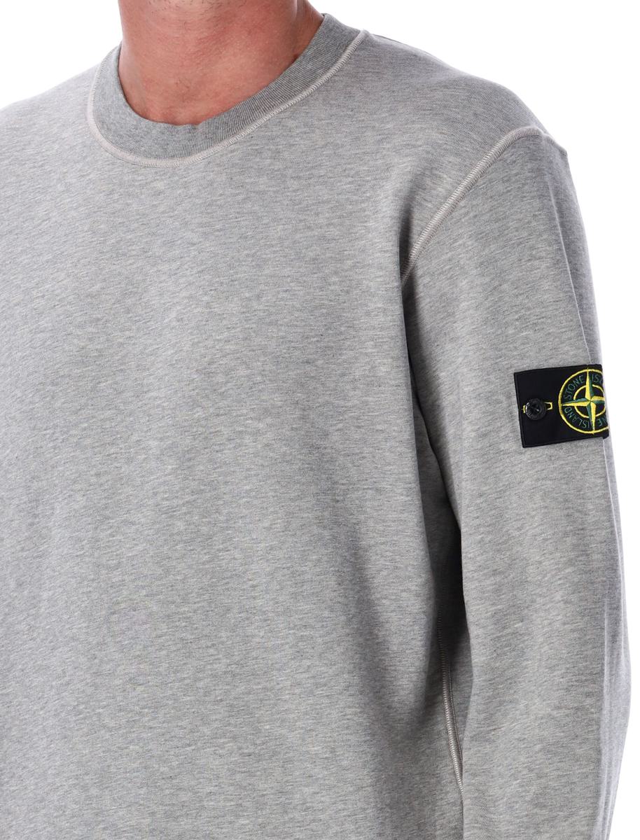 Stone Island tröja i ekologisk bomullsfleece