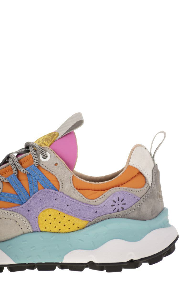 Flower Mountain Yamano 3 - Sneakers i mocka och tekniskt tyg