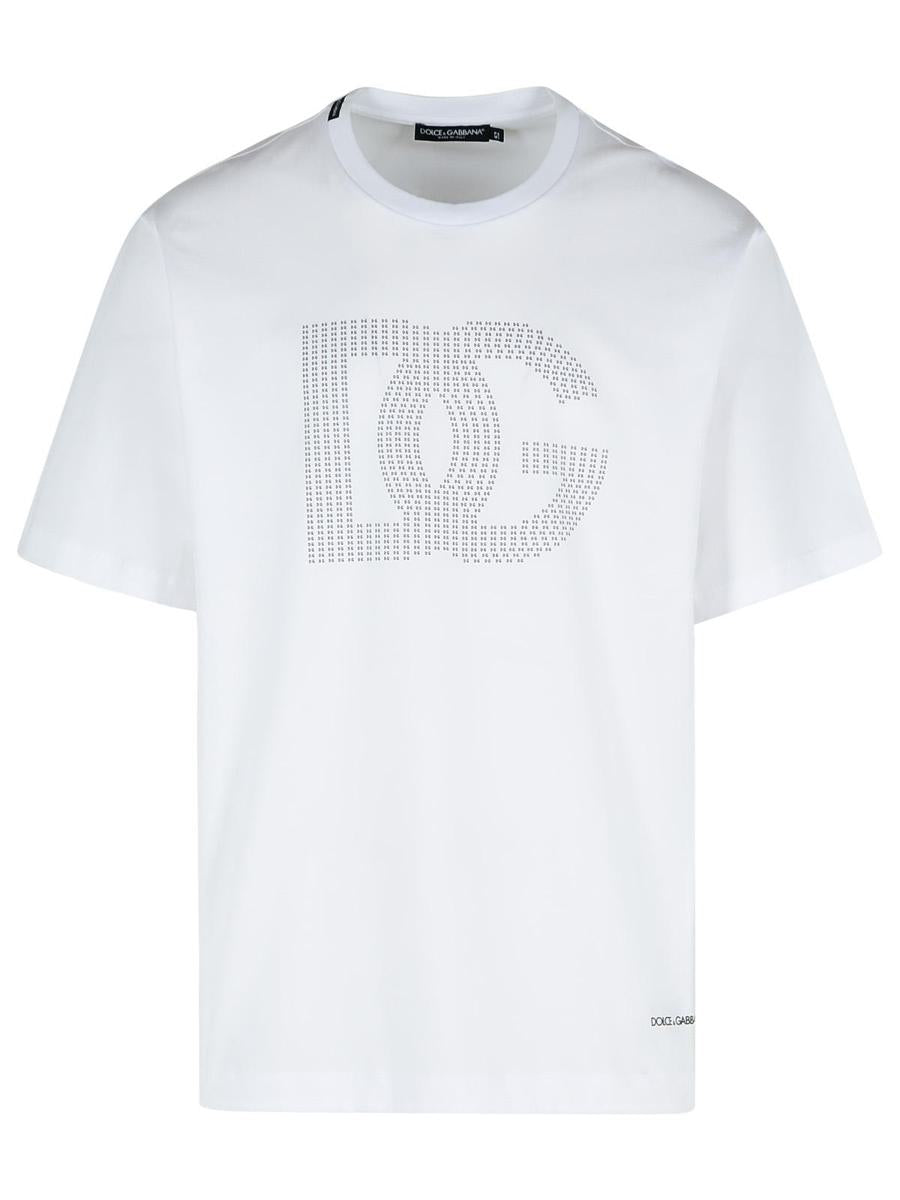 Dolce & Gabbana Vit bomulls-T-shirt