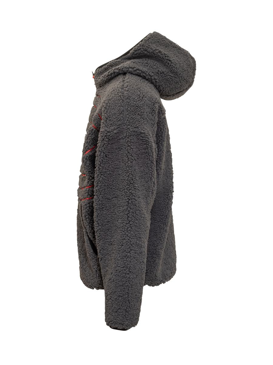 Diesel Diesel Jacka Teddy Zip Logo Grå Herr