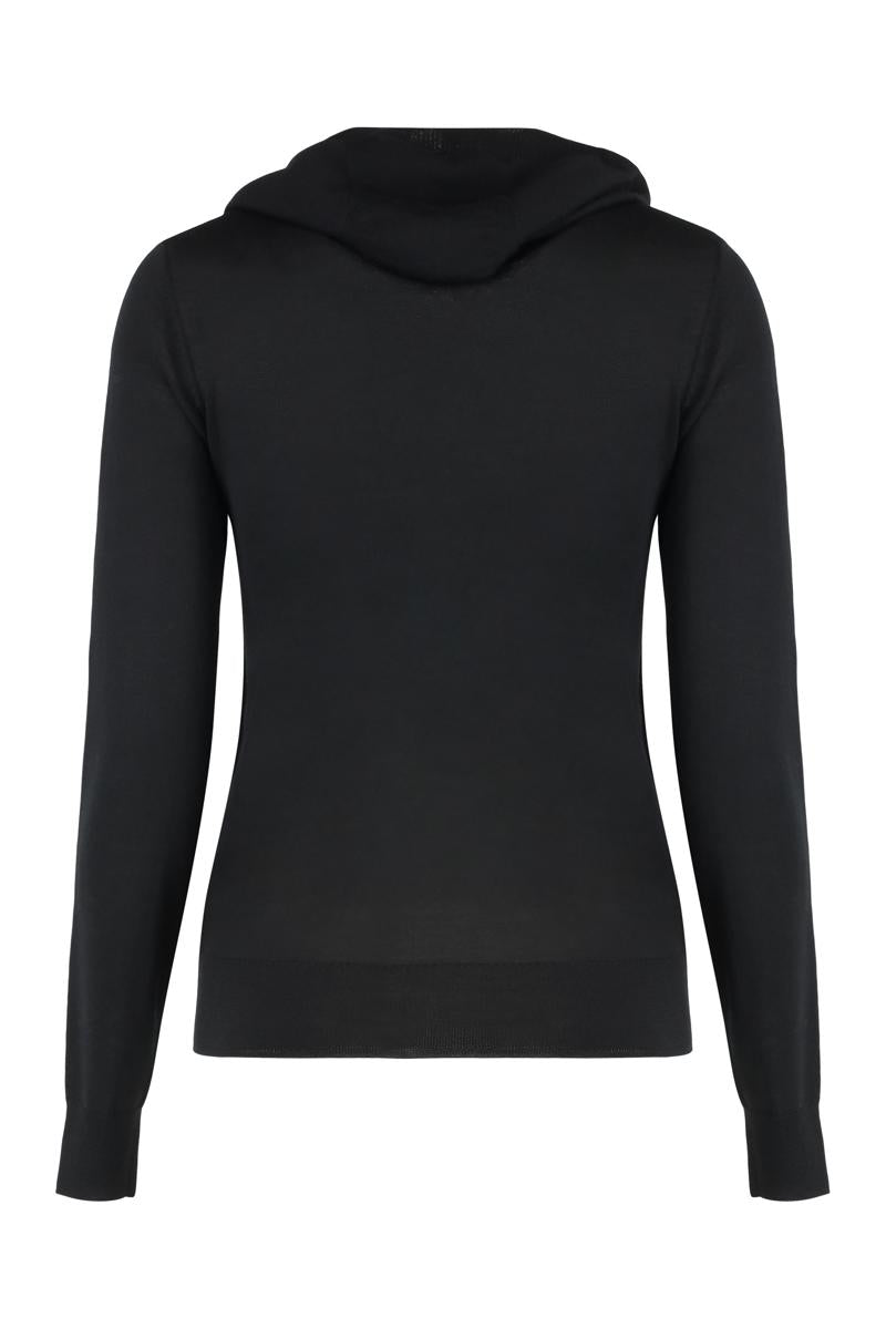 PAROSH Linfa Stickad Hoodie