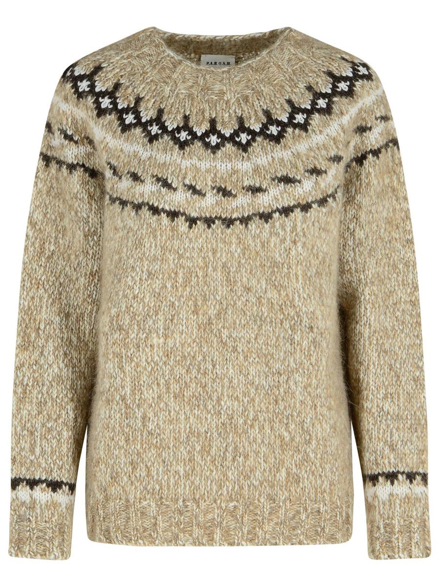 PAROSH 'Laila' Beige alpackablandningströja