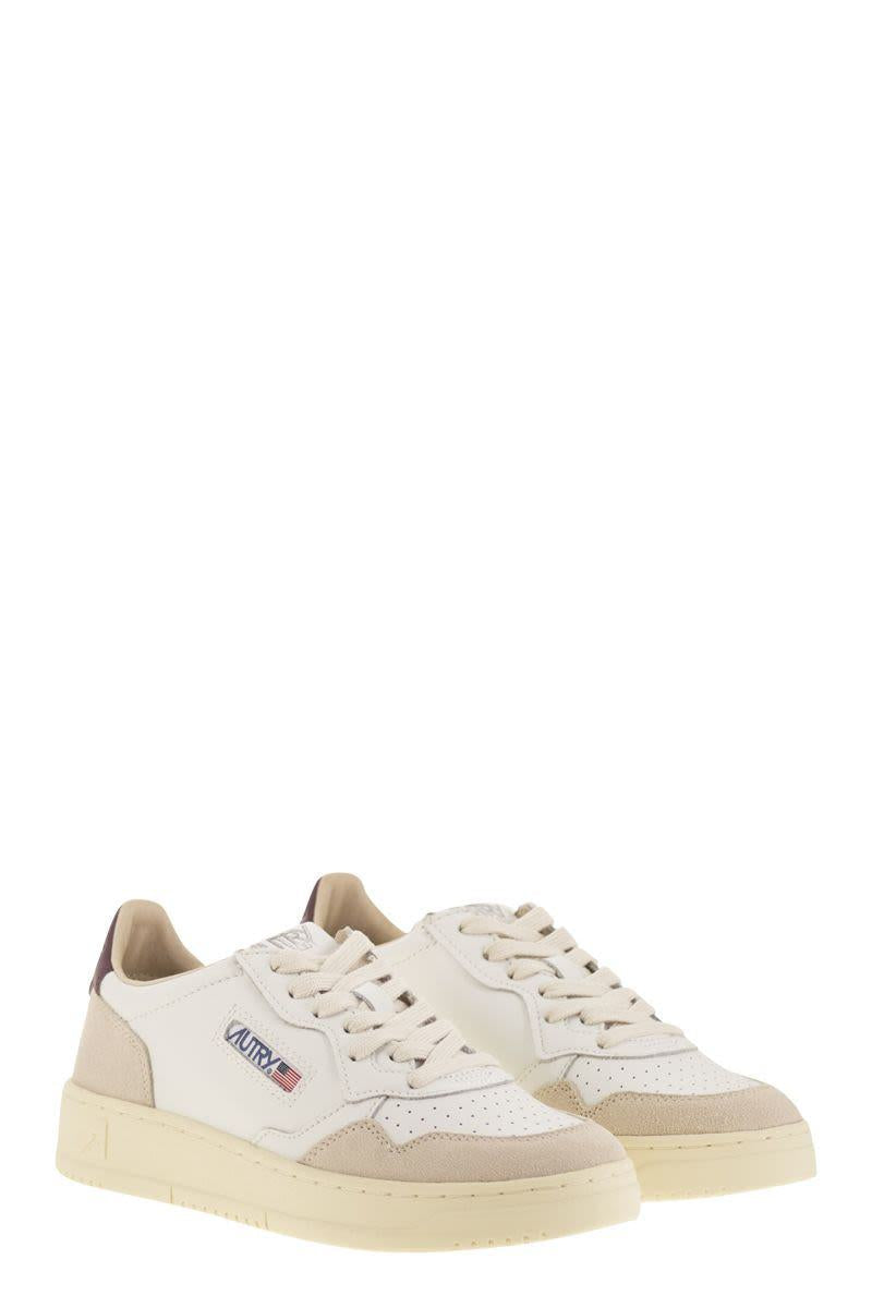 Autry Medalist Low - Sneakers i läder och mocka