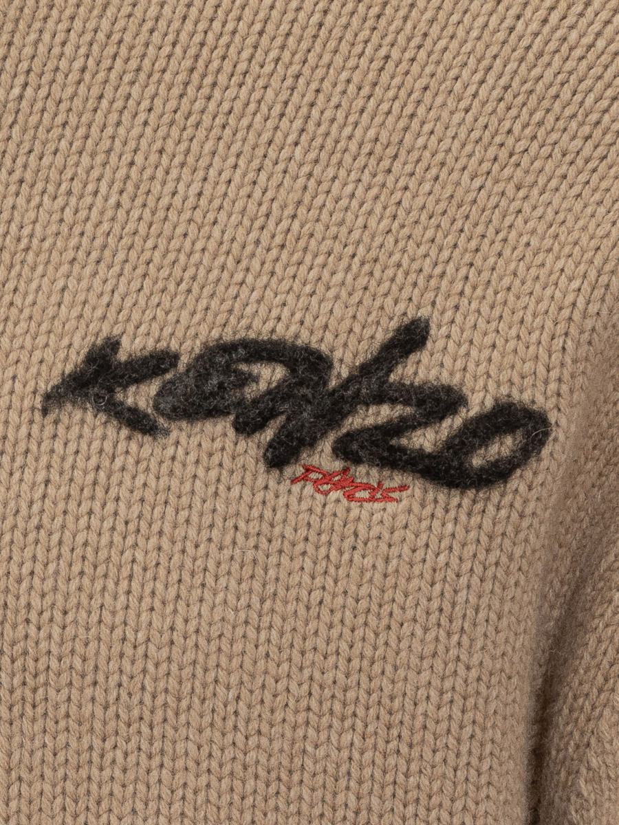Kenzo Kenzo Herr Stickad Kofta Med Dragkedja