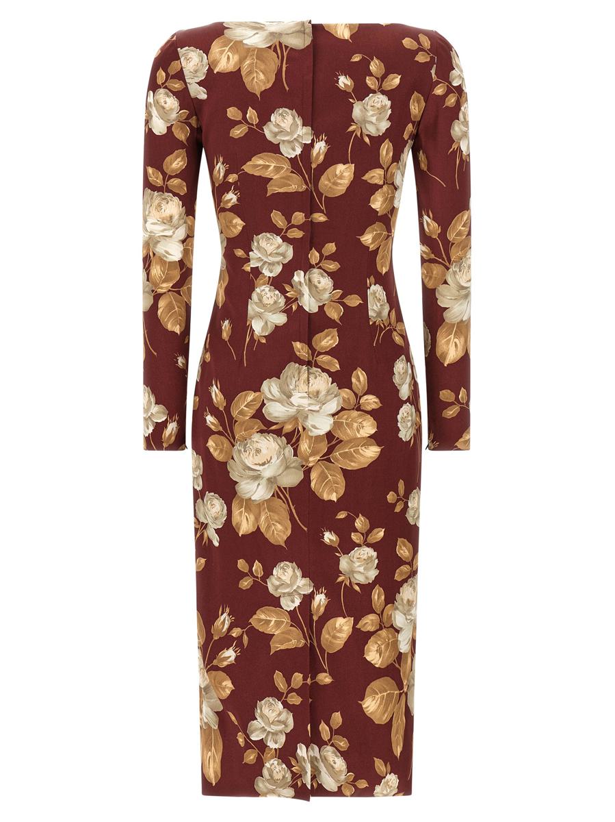 Dolce & Gabbana Rosmönstrad Klänning