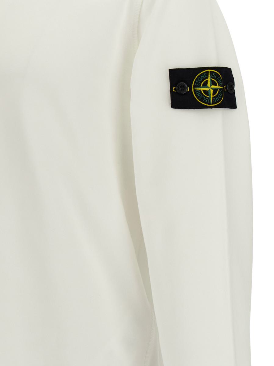 Stone Island-tröja med logotypmärke