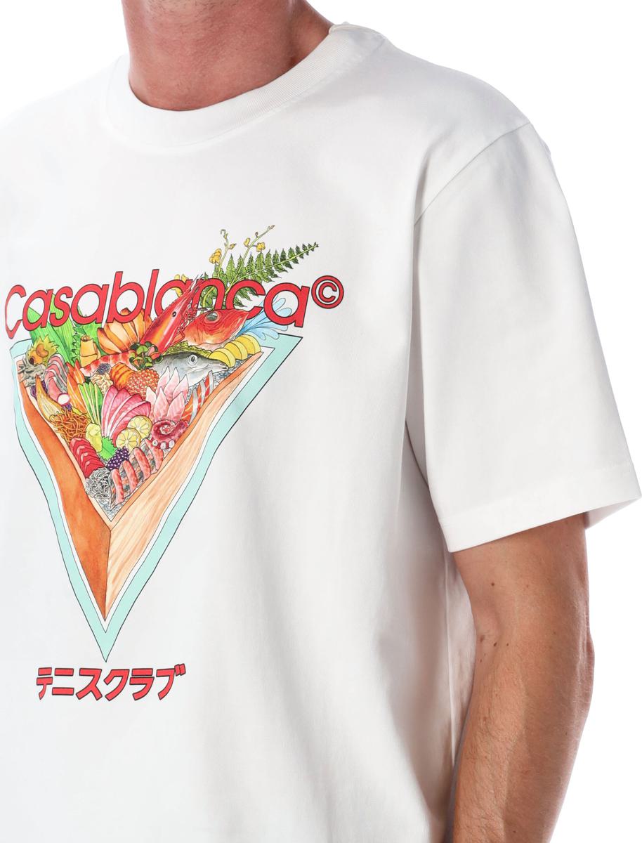 Casablanca Vit Tennisklubb Ikon T-shirt