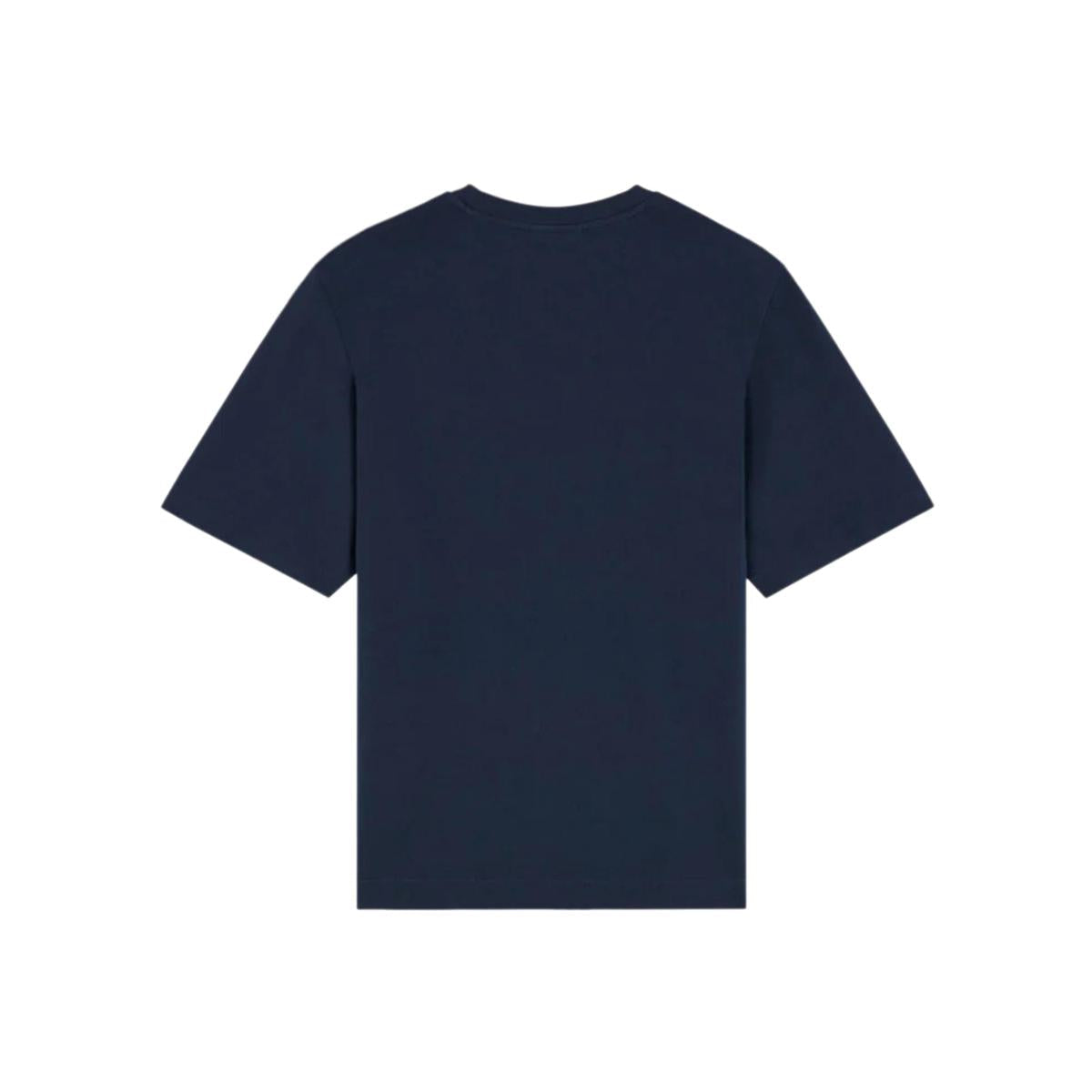 Maison Kitsuné T-shirt med djärvt rävhuvud och överdimensionerad design