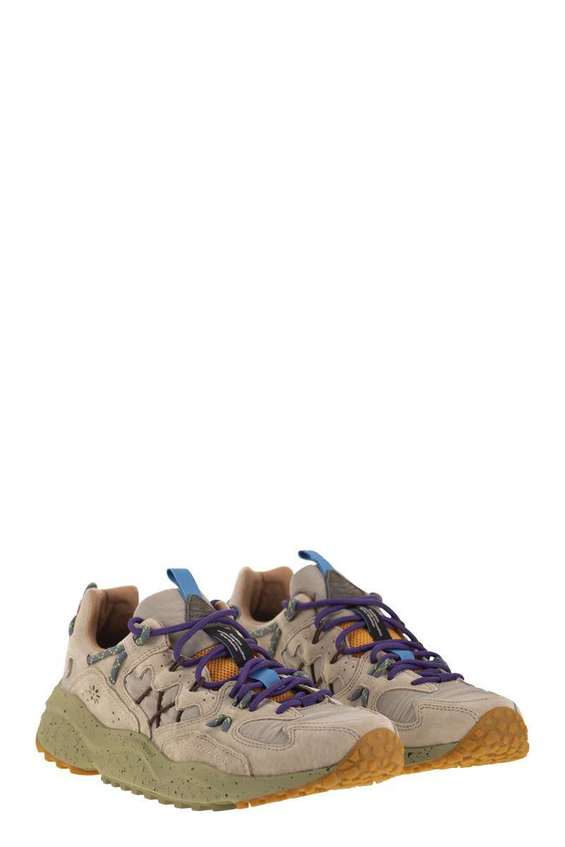 Flower Mountain Yamabushi - Sneakers i mocka och tekniskt tyg