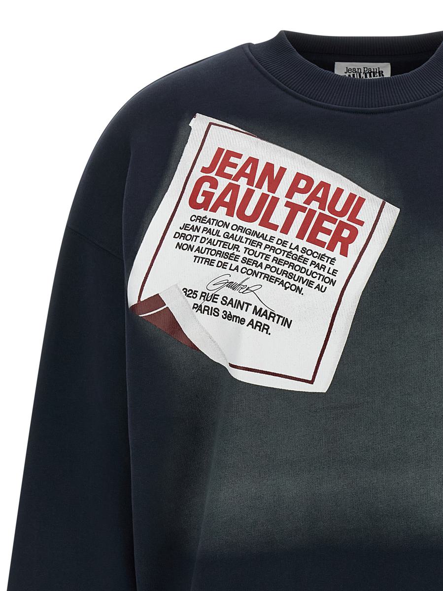Jean Paul Gaultier-tröjan "Den blå Gaultier-etiketten"