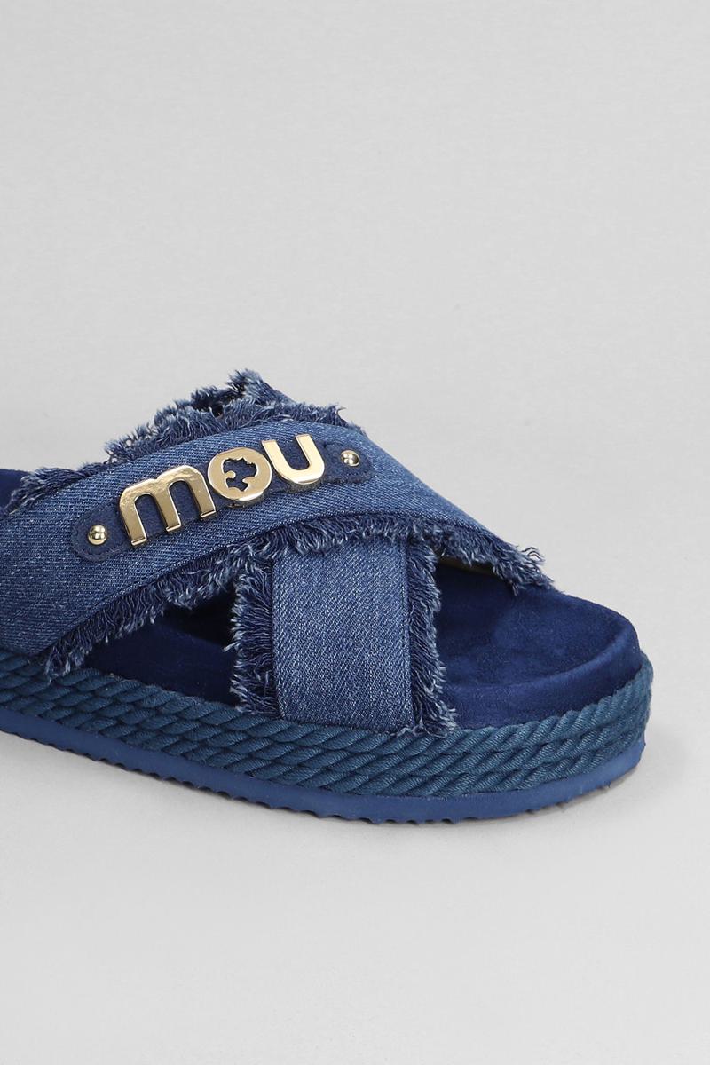 Mou Crisscross-toffel-mule