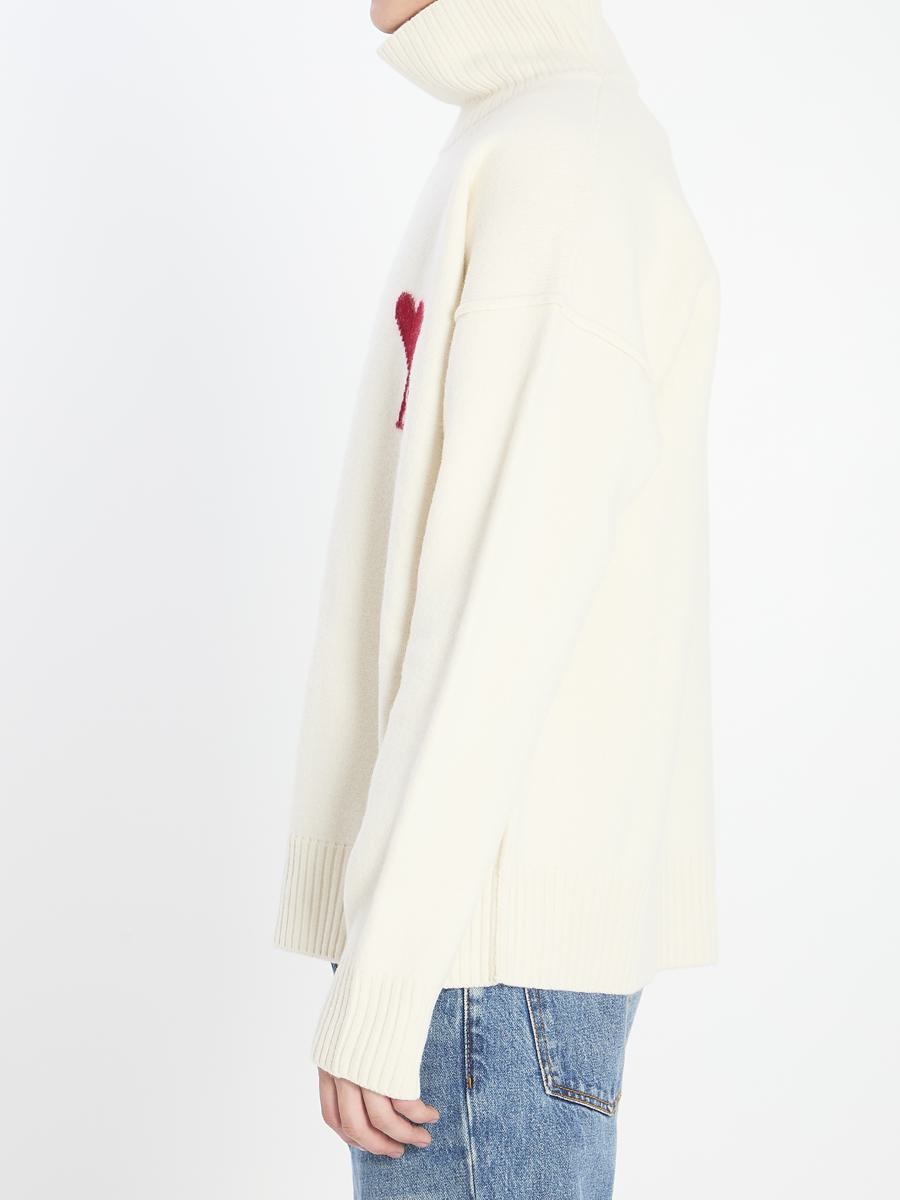 AMI Paris De Coeur Turtleneck-tröja