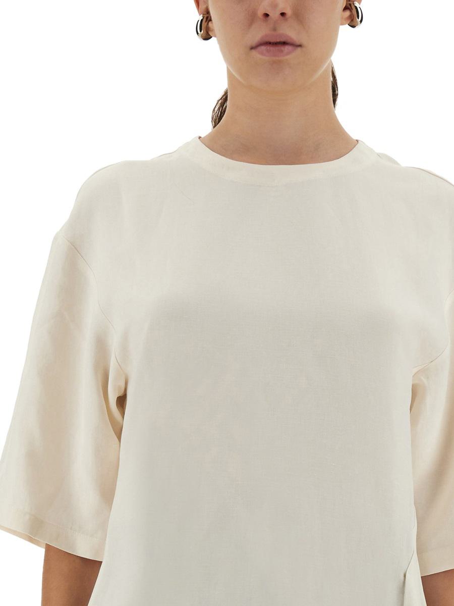 Studio Nicholson Asymmetrisk "Vichy" T-shirt