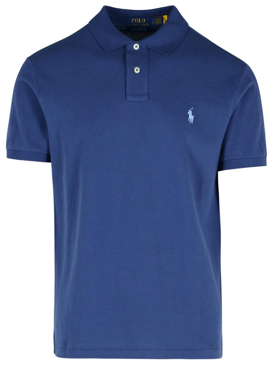 Polo Ralph Lauren Marinblå bomullspikétröja