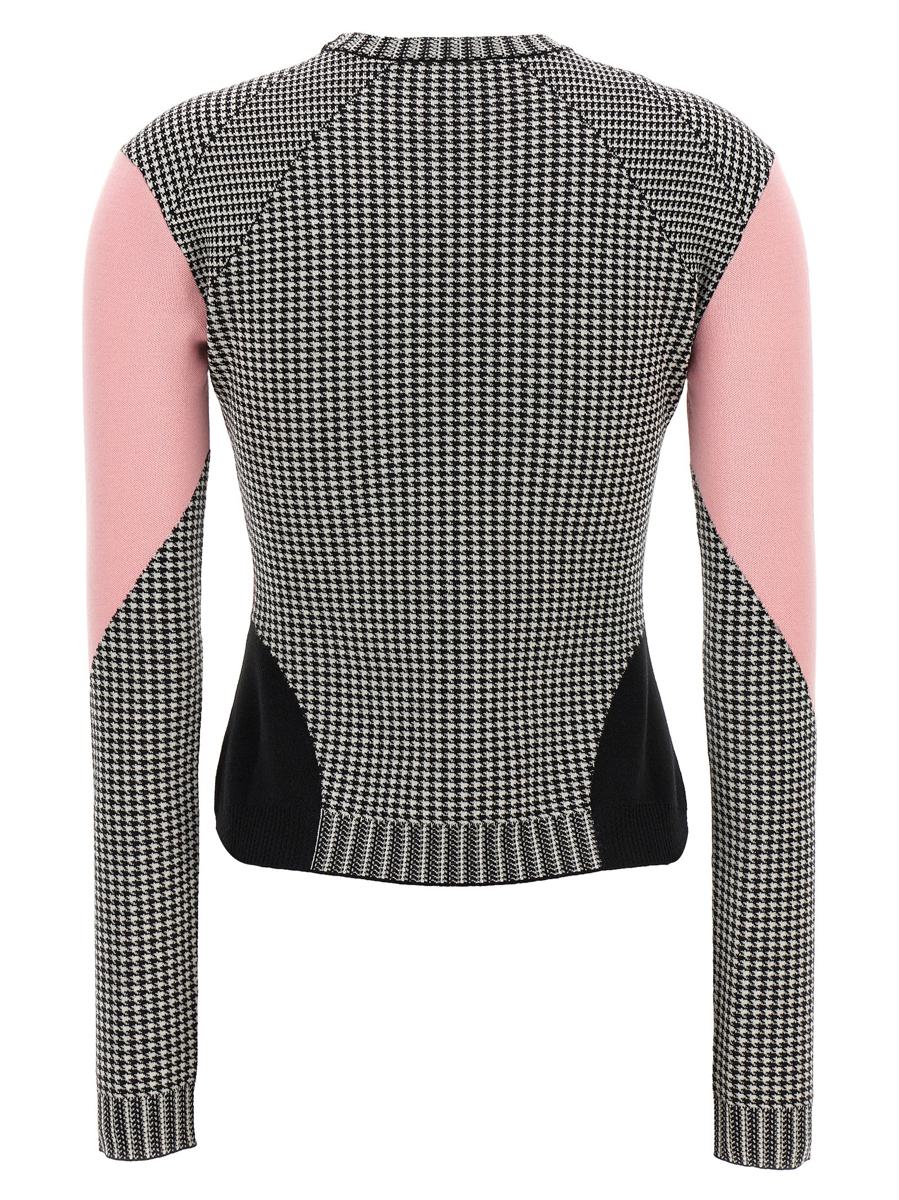 Alexander McQueen hundtandsmönstrad tröja