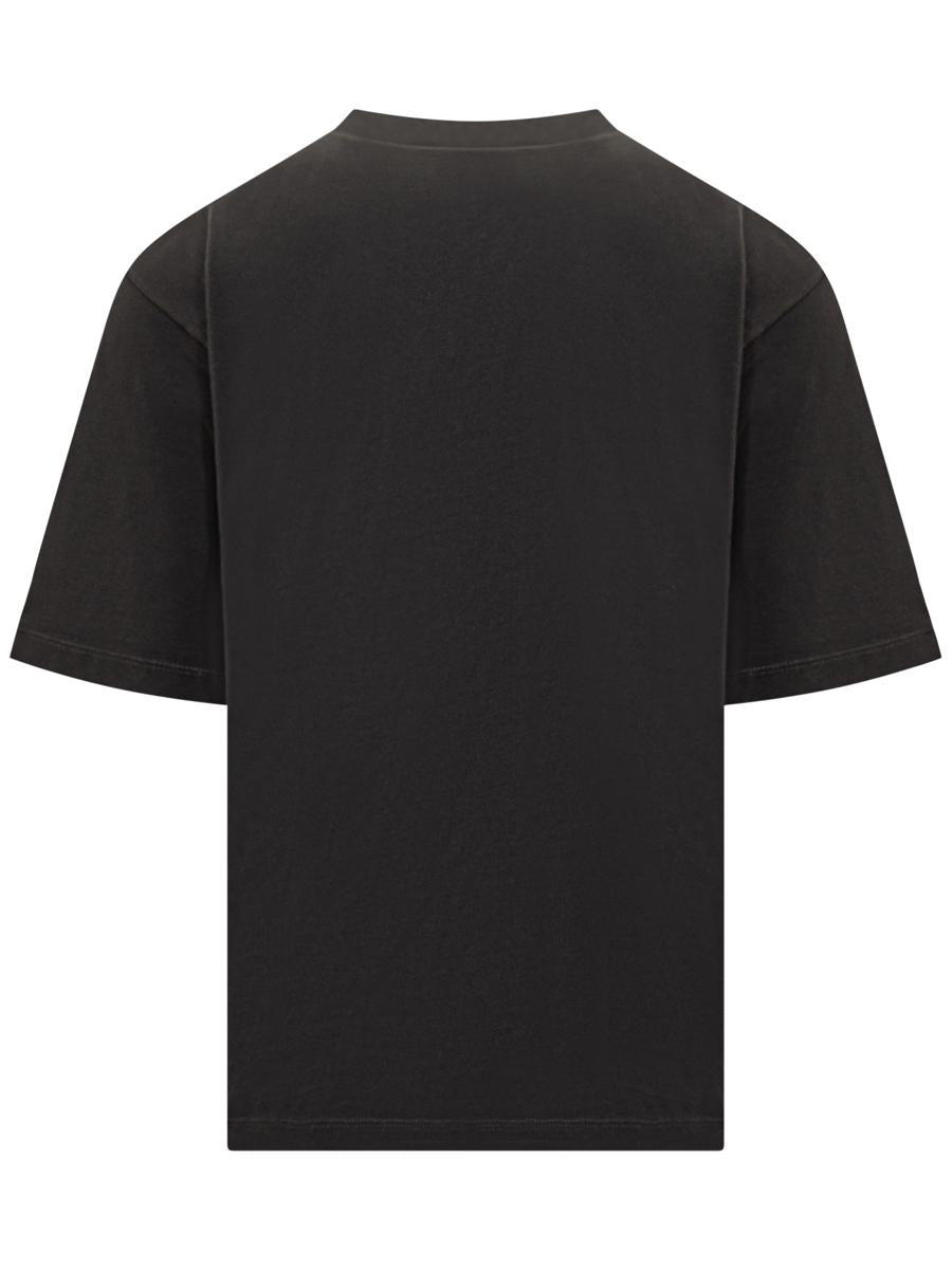 DSQUARED2 Svart bomulls-T-shirt med logotyp Dsquared2 Milano
