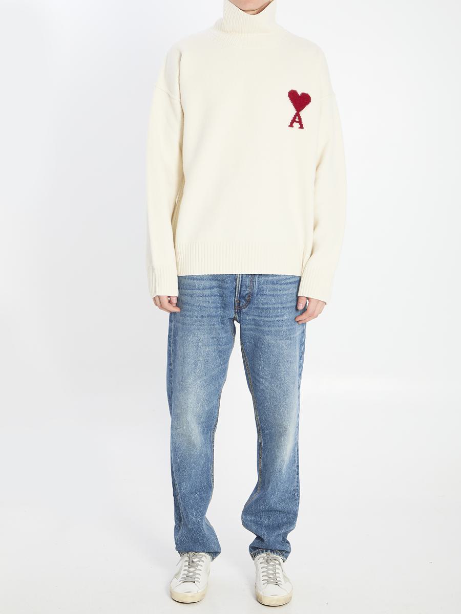 AMI Paris De Coeur Turtleneck-tröja
