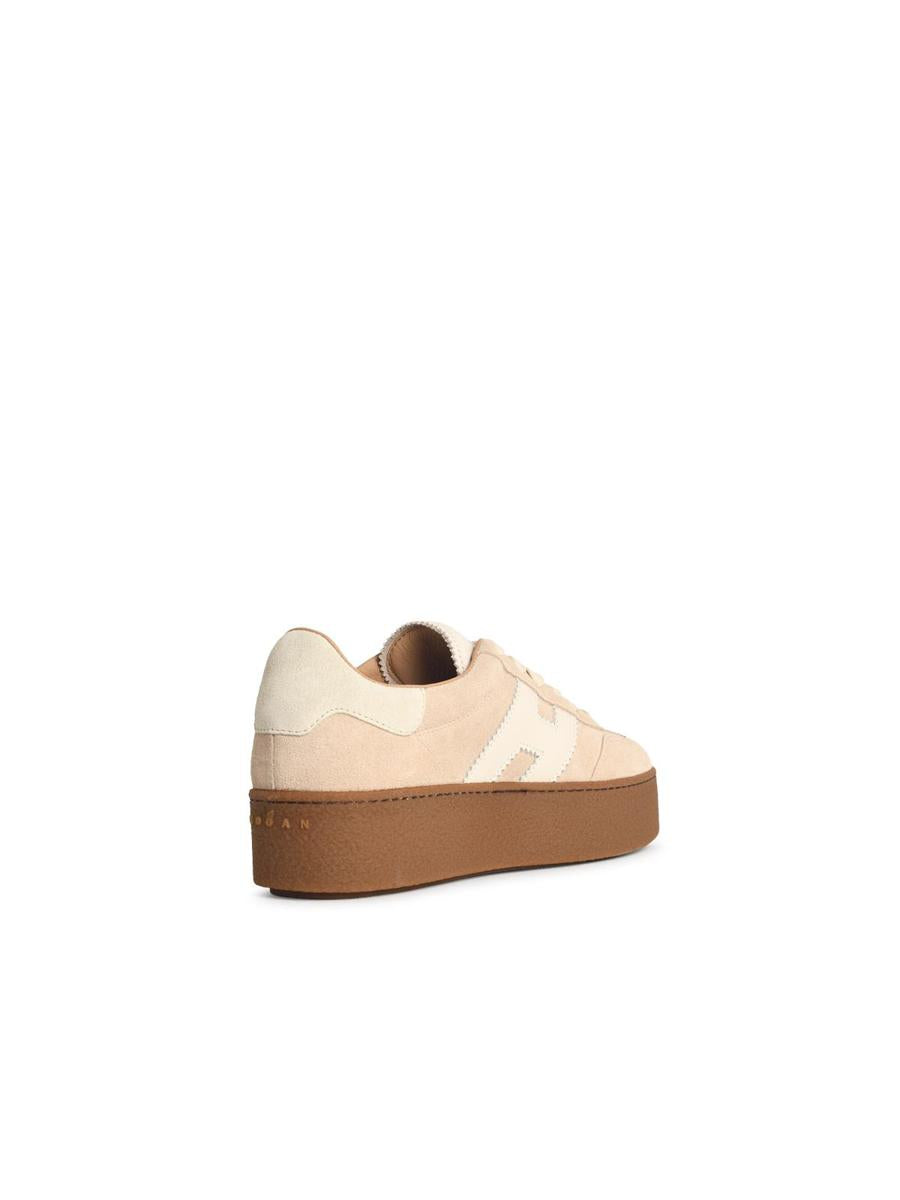 Hogan 'H681' Beige Mocka Sneakers