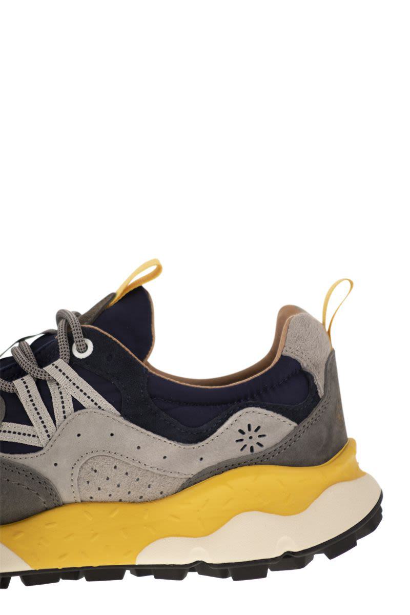 Flower Mountain Yamano 3 - Sneakers i mocka och tekniskt tyg