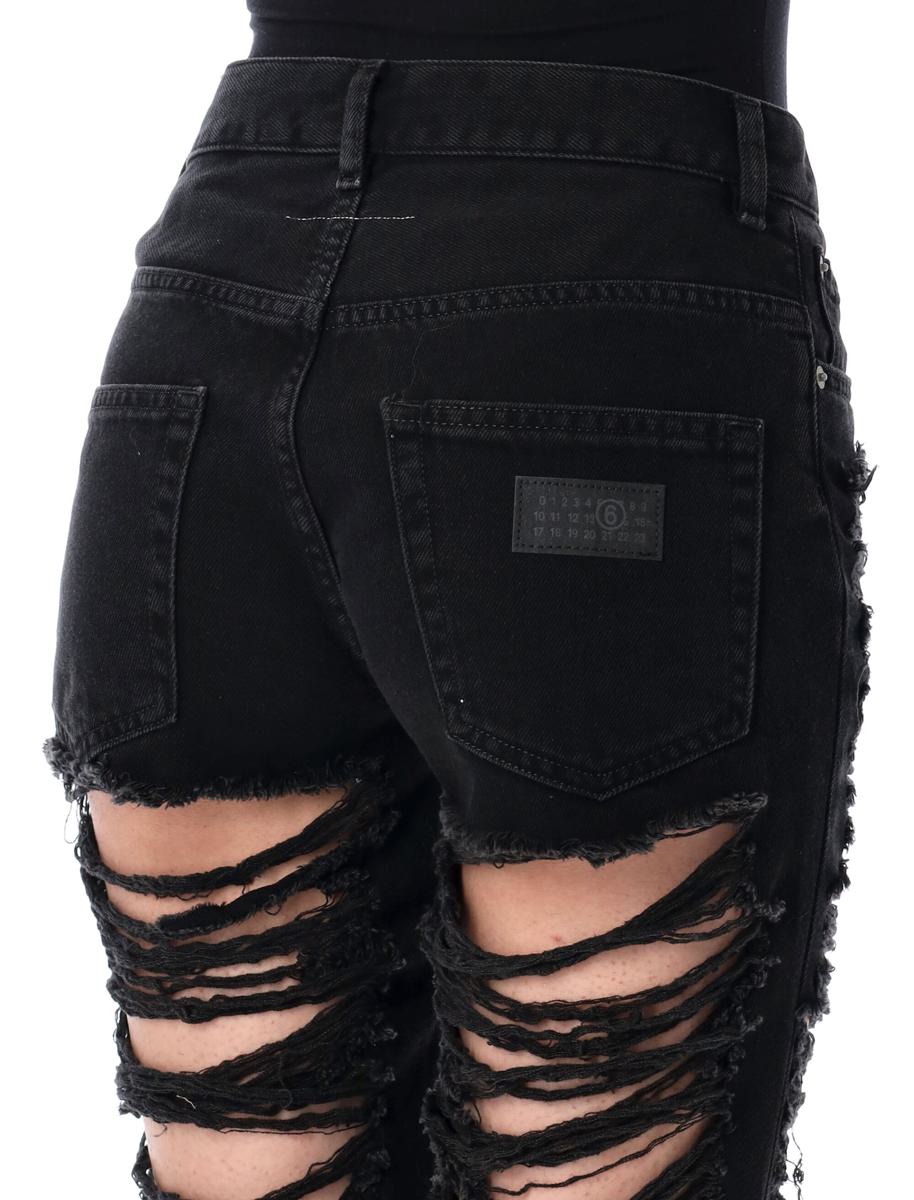 MM6 Maison Margiela slitna slim fit-jeans