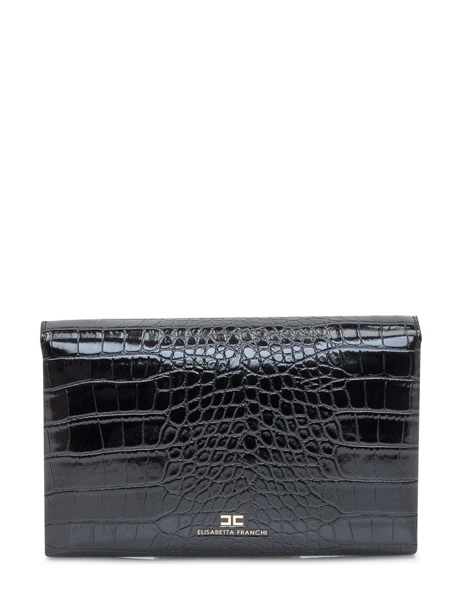 Elisabetta Franchi Elisabetta Franchi Clutchväska Krokodileffekt
