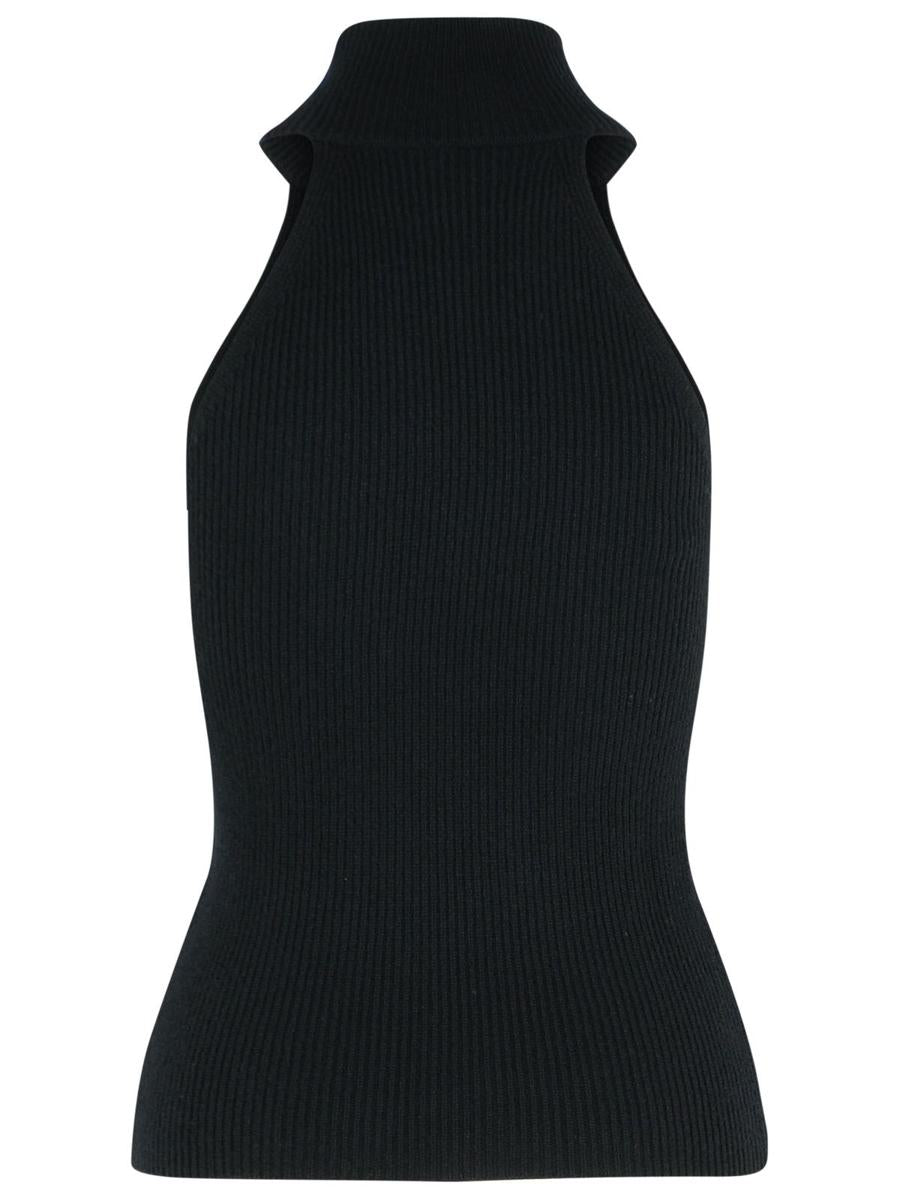 Lisa Yang 'Freya' Black Cashmere Top