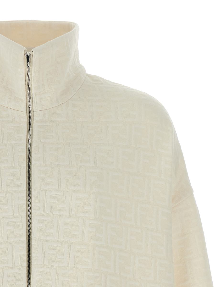 Fendi tröja med heltäckande logotyp