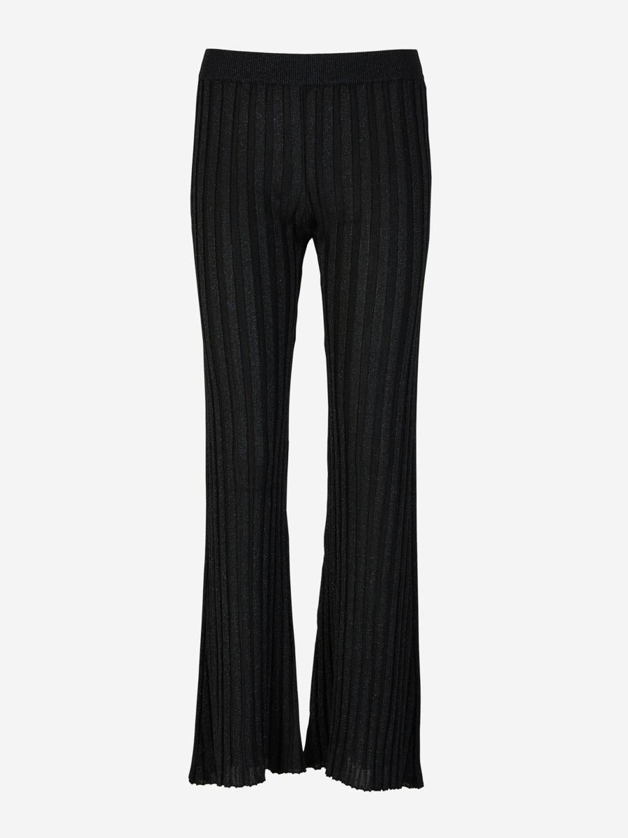 Stella McCartney Lurex Stickade Byxor