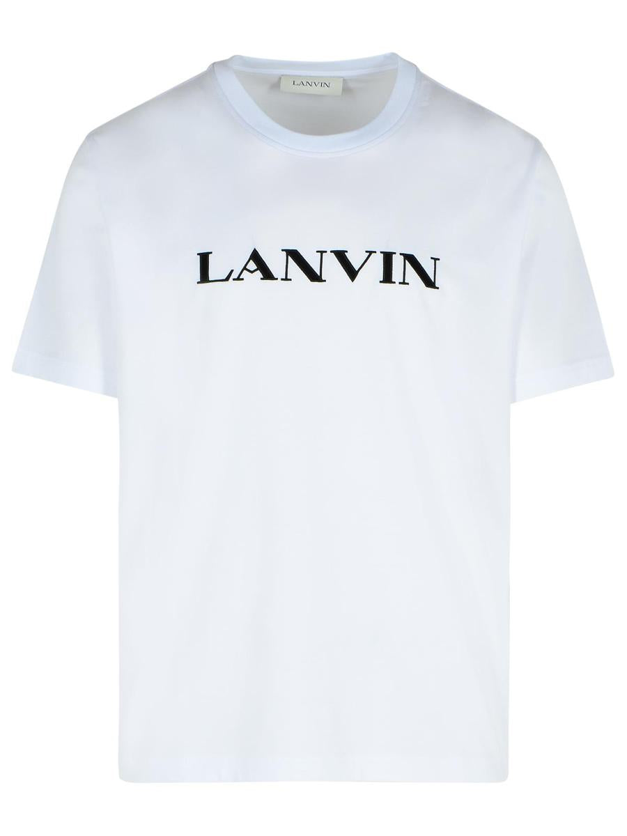 Lanvin Vit Bomulls-T-shirt