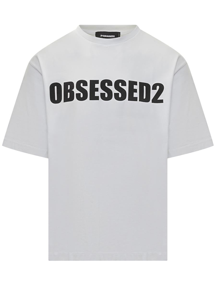 DSQUARED2 Vit Obsessed2 T-shirt från Dsquared2