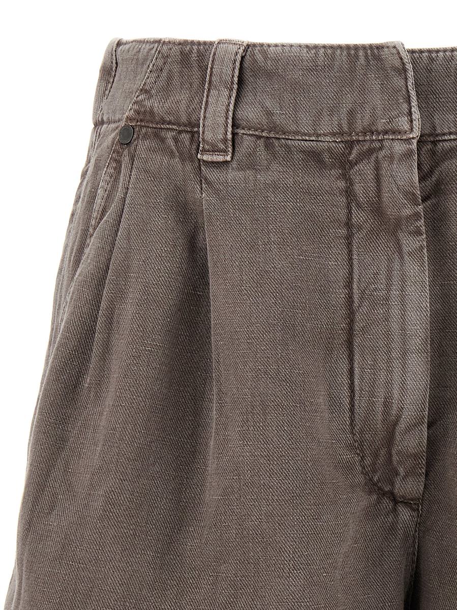 Brunello Cucinelli Linne Bomullsshorts