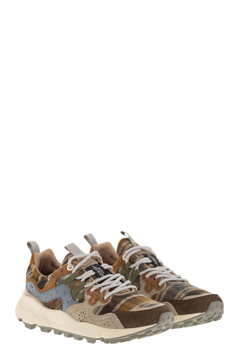 Flower Mountain Yamano 3 - Sneakers i mocka och ull