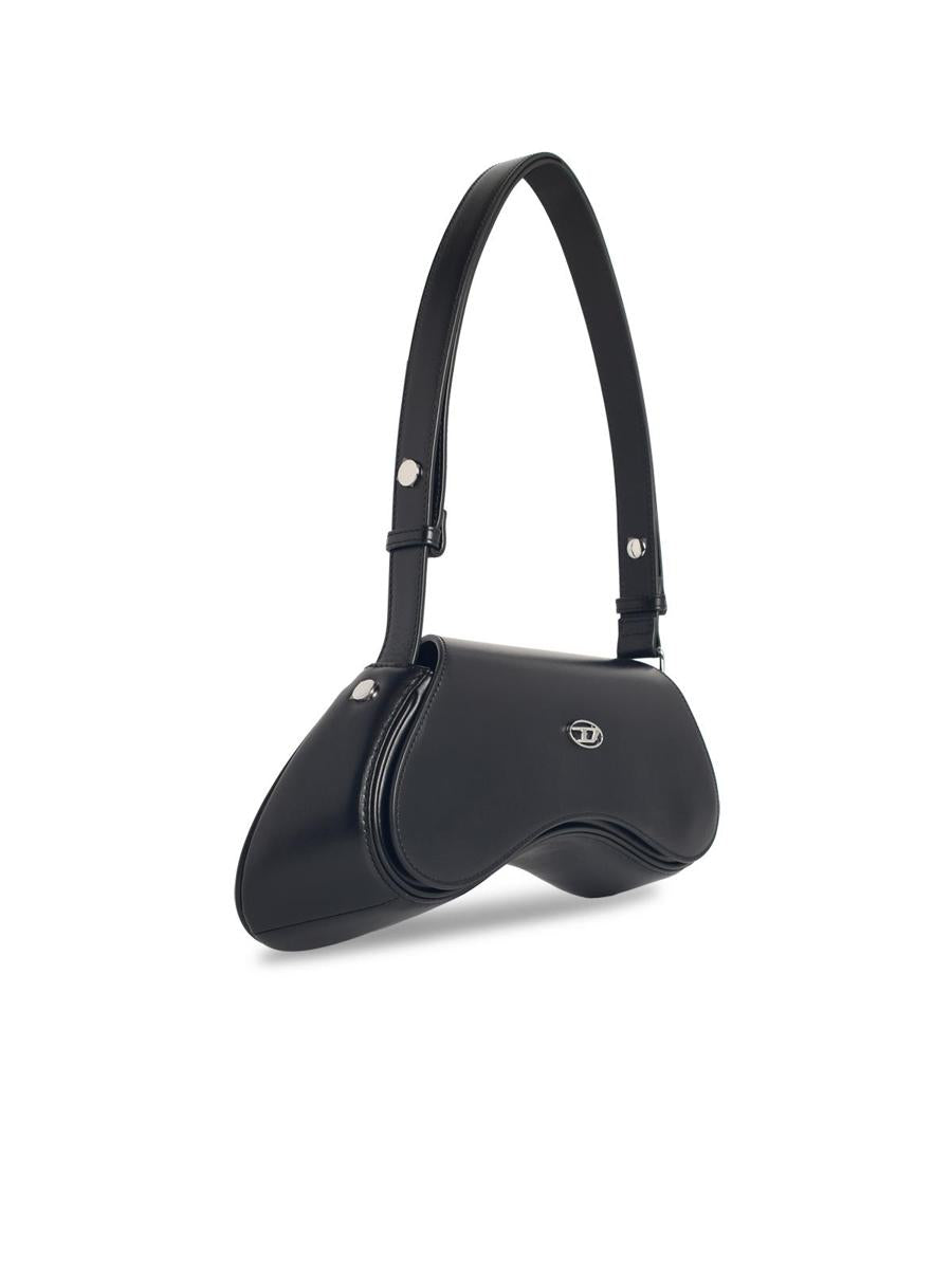 Diesel 'Play Crossbody' svart läderväska