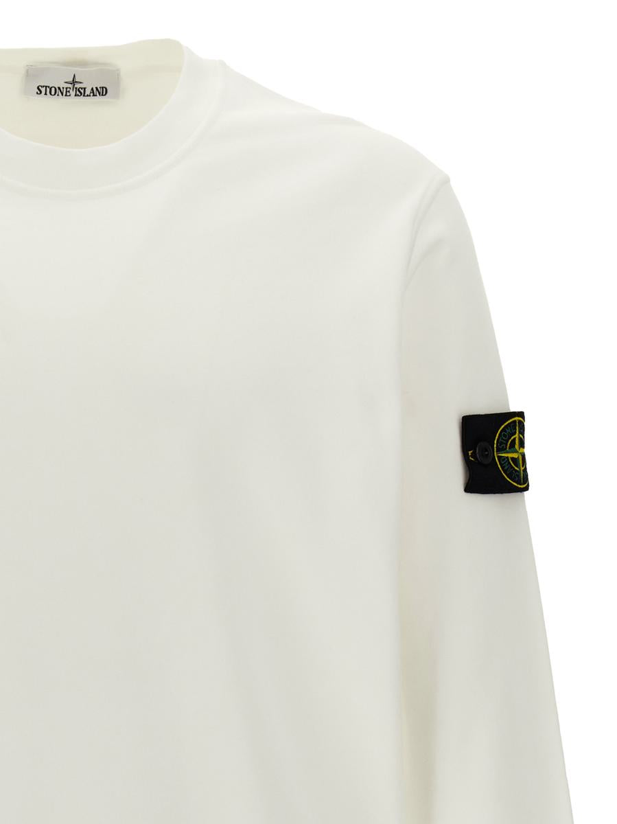 Stone Island-tröja med logotypmärke